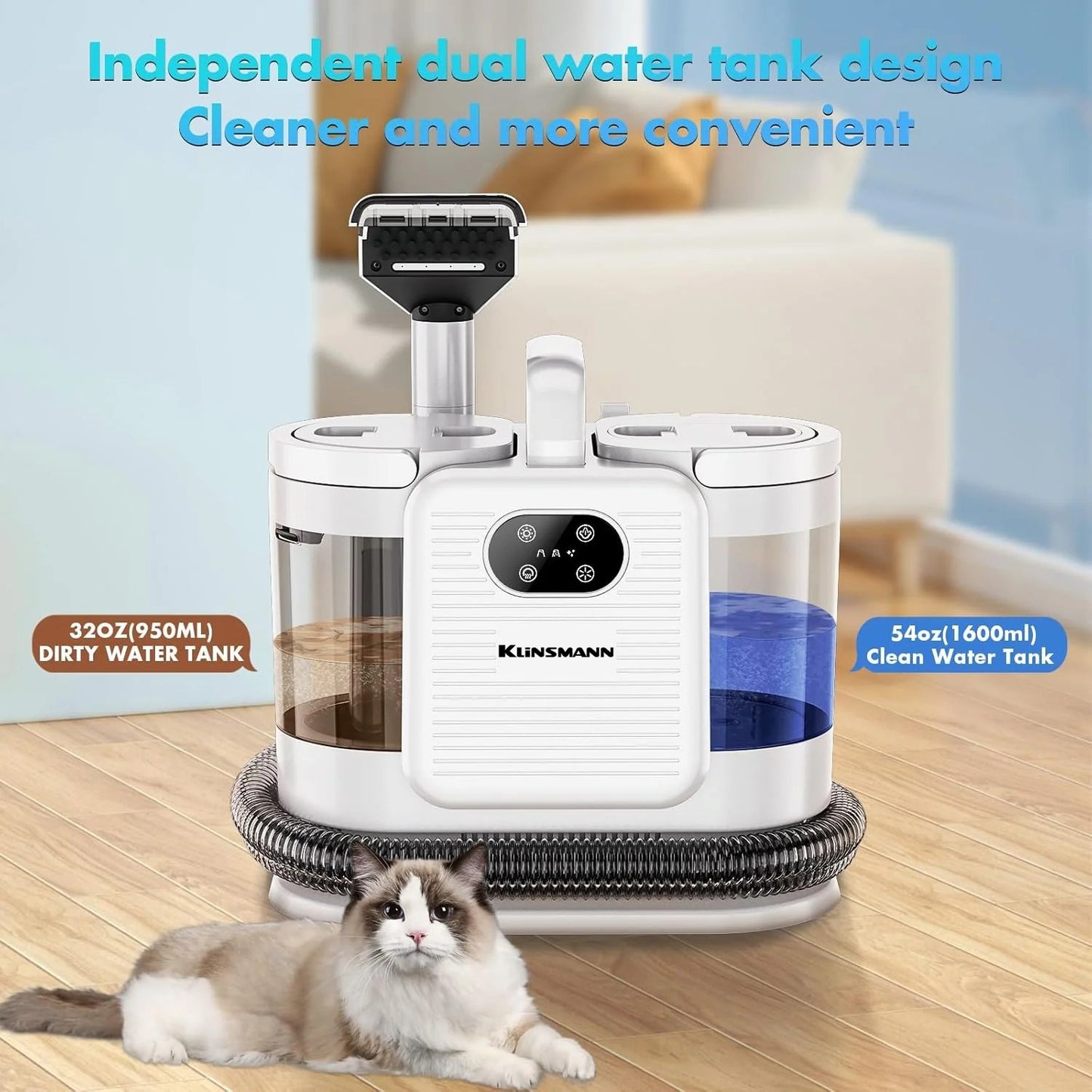 Portable Carpet & Upholstery Steam Cleaner Machine