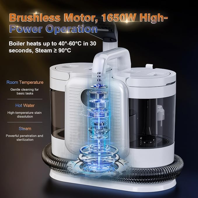 Portable Carpet & Upholstery Steam Cleaner Machine