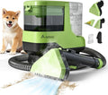 AAOBOSI Portable Carpet Cleaner Machine, 17Kpa Upholstery Steam Cleaner with Smart Voice Prompting, Self-cleaning, 4 Tools for Pets, Car, Couch and Stairs- C688, Green